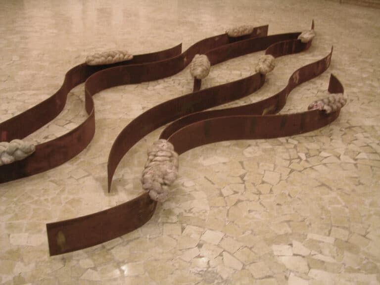 חלות והתנחלויות, 2004, תצלום דומם מתוך מיצג, תערוכת זכות השתיקה, גלריית מרכז הבמה, גני תקווה